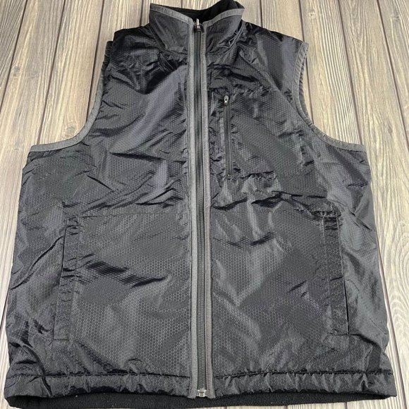 Tommy Hilfiger Black Reversible Vest Men's Large - Picture 7 of 10